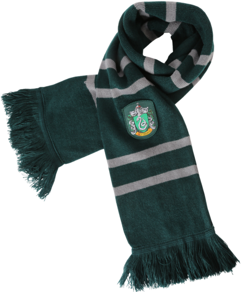 A Scarf With A Crest On It