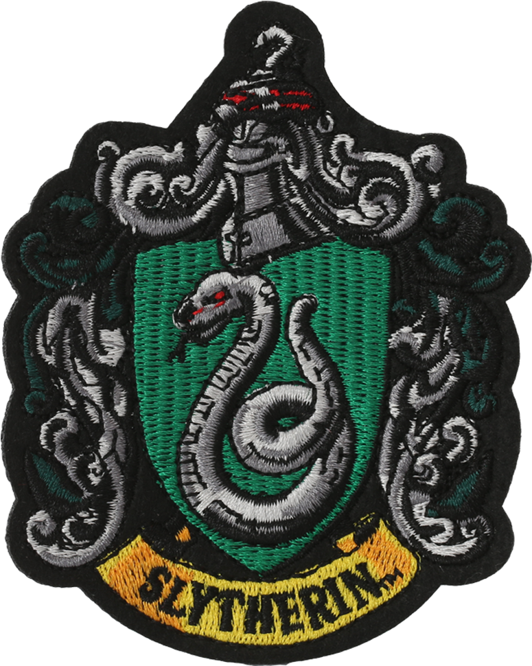 A Patch Of A Green Shield With A Snake And A Snake On It
