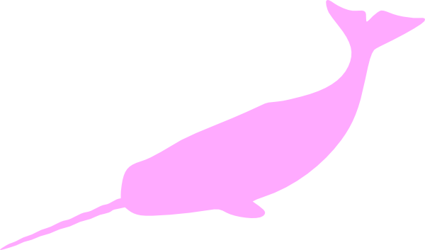 A Pink Whale With A Tail