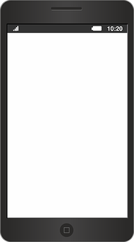 A Black Rectangular Object With A White Background