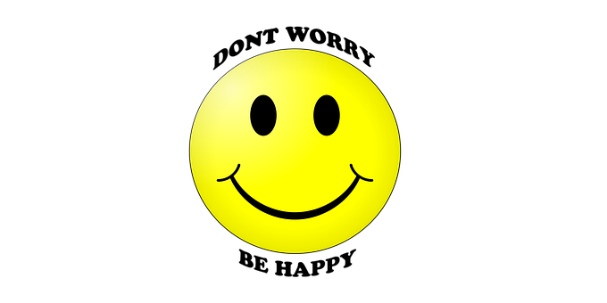 A Yellow Smiley Face With Black Background