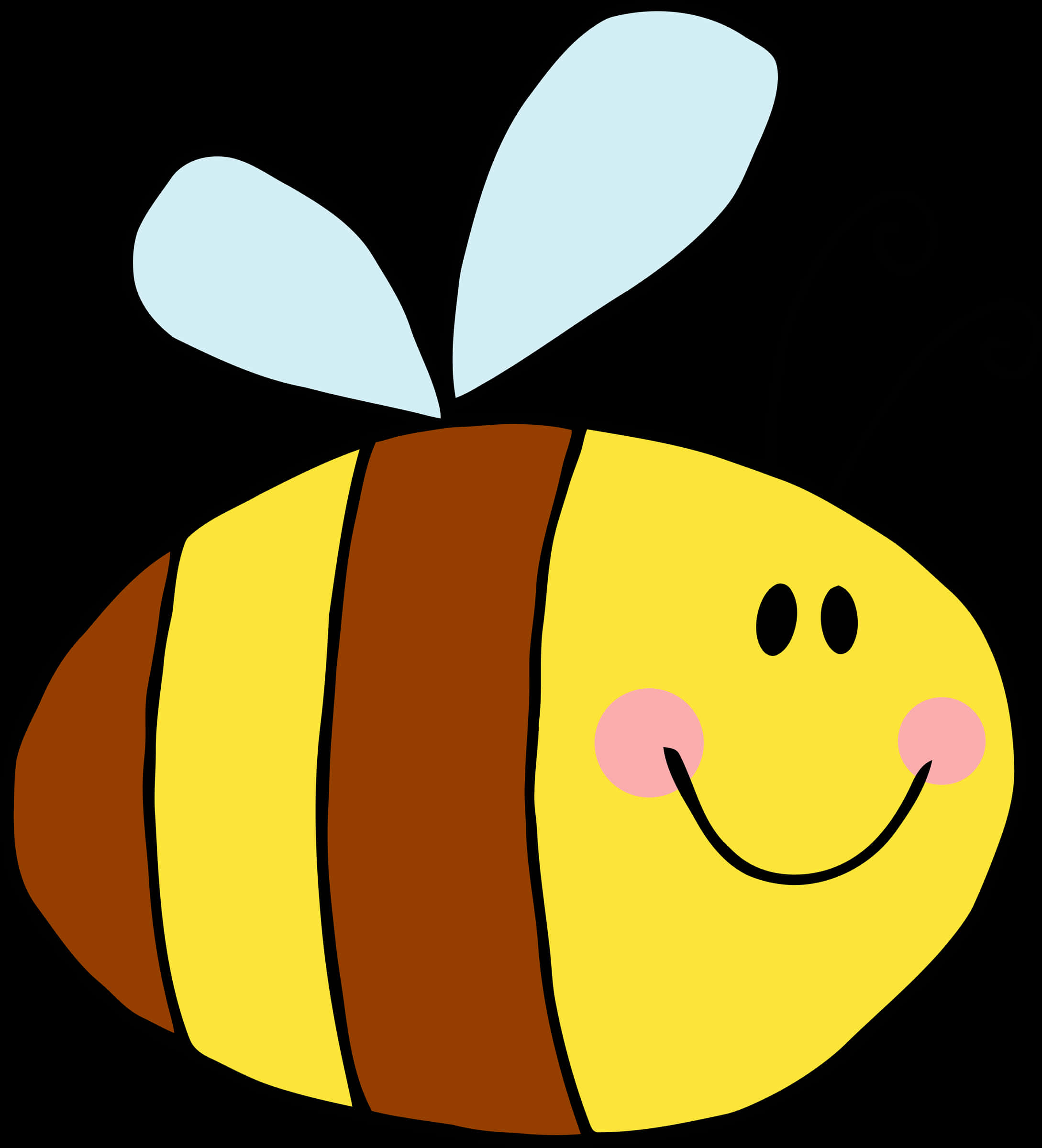 Smiling Bee Art