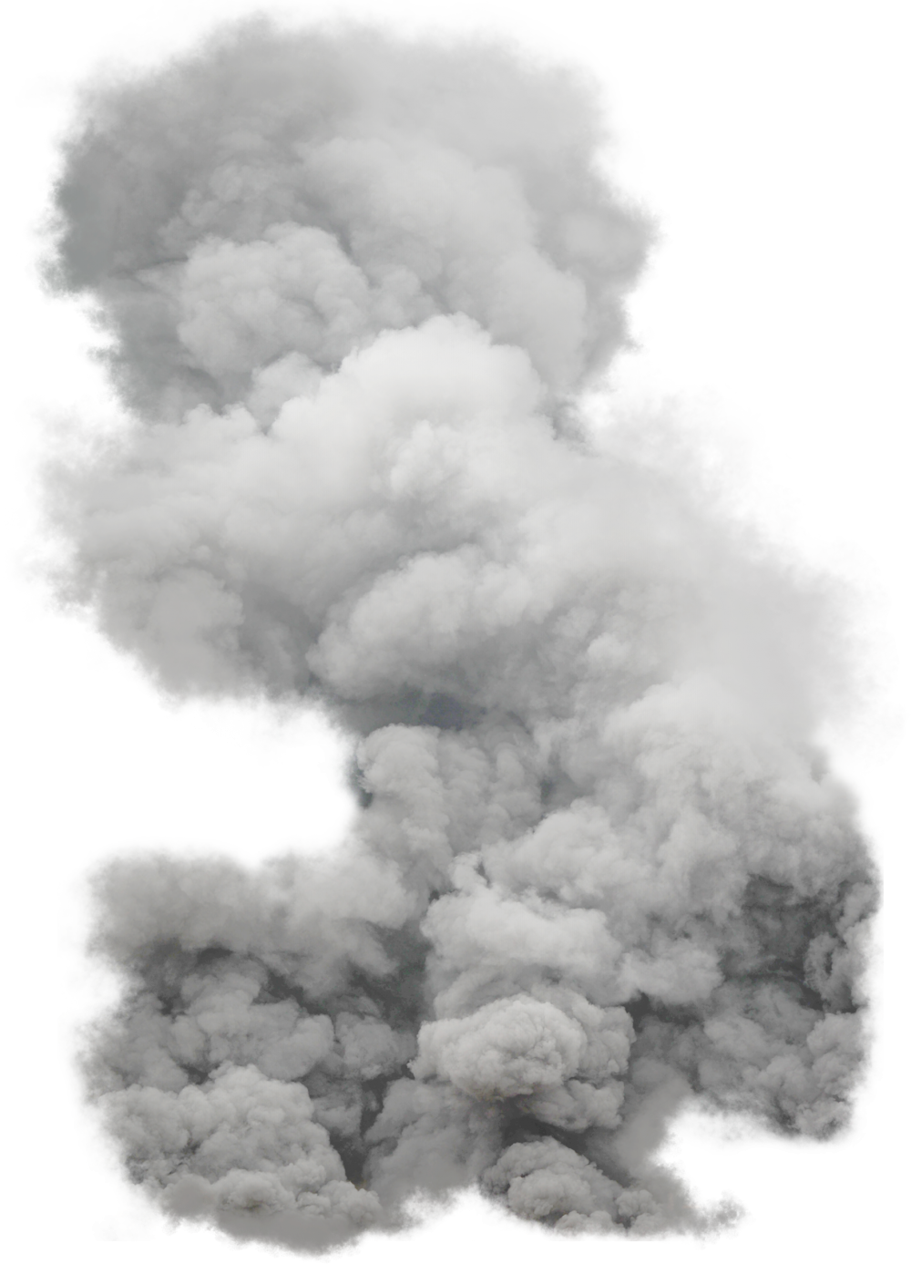 A Cloud Of Smoke On A Black Background