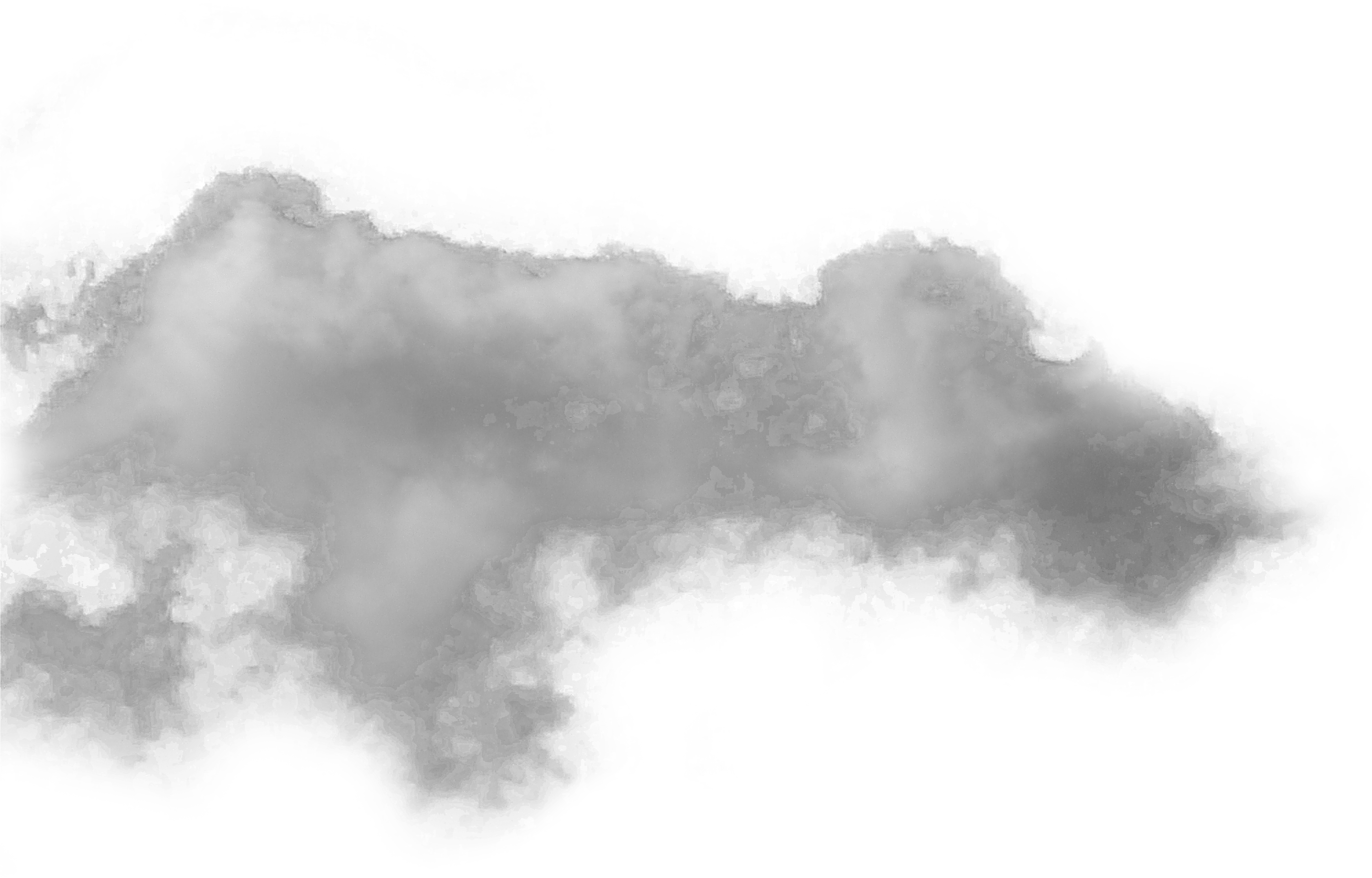 A White Cloud On A Black Background