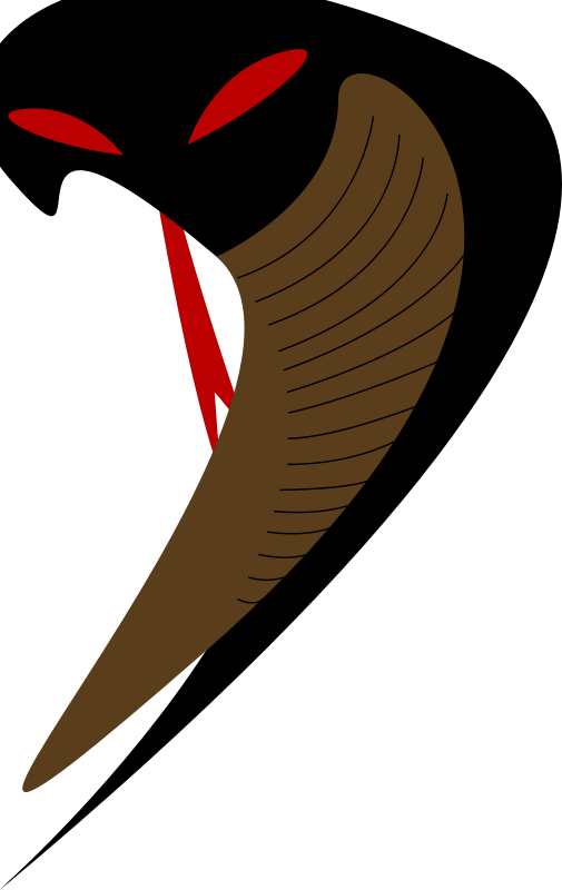 A Brown Feather With A Red Tie