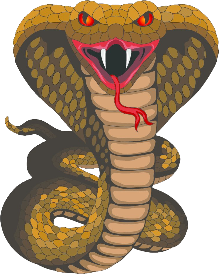 A Snake With A Red Tongue