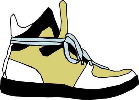 A Cartoon Of A Shoe