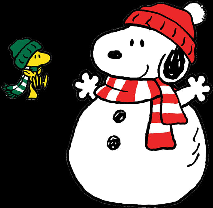 Snoopy And Woodstock Winter Outfits