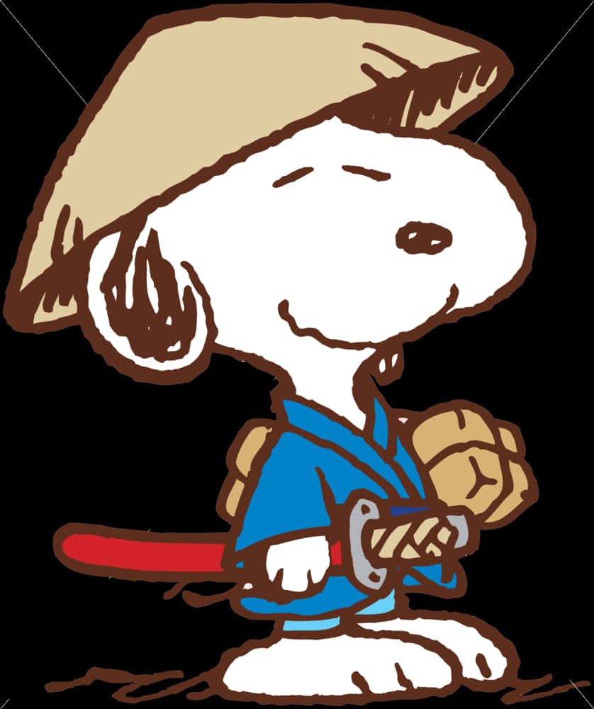 Snoopy In Traditional Asian Garments