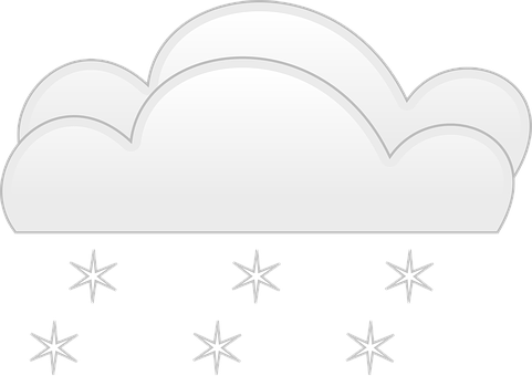 A Cloud With Stars And A Black Background