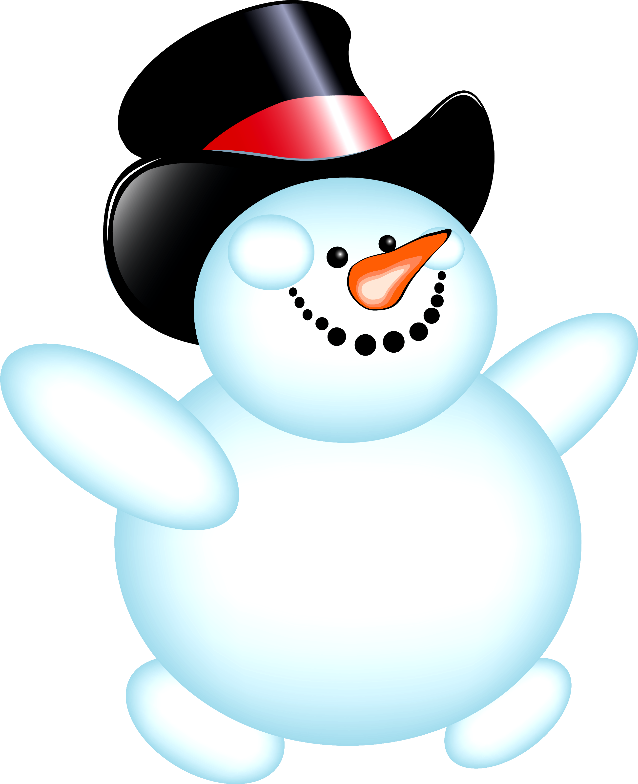 Snowman Clipart Png 2583 X 3175