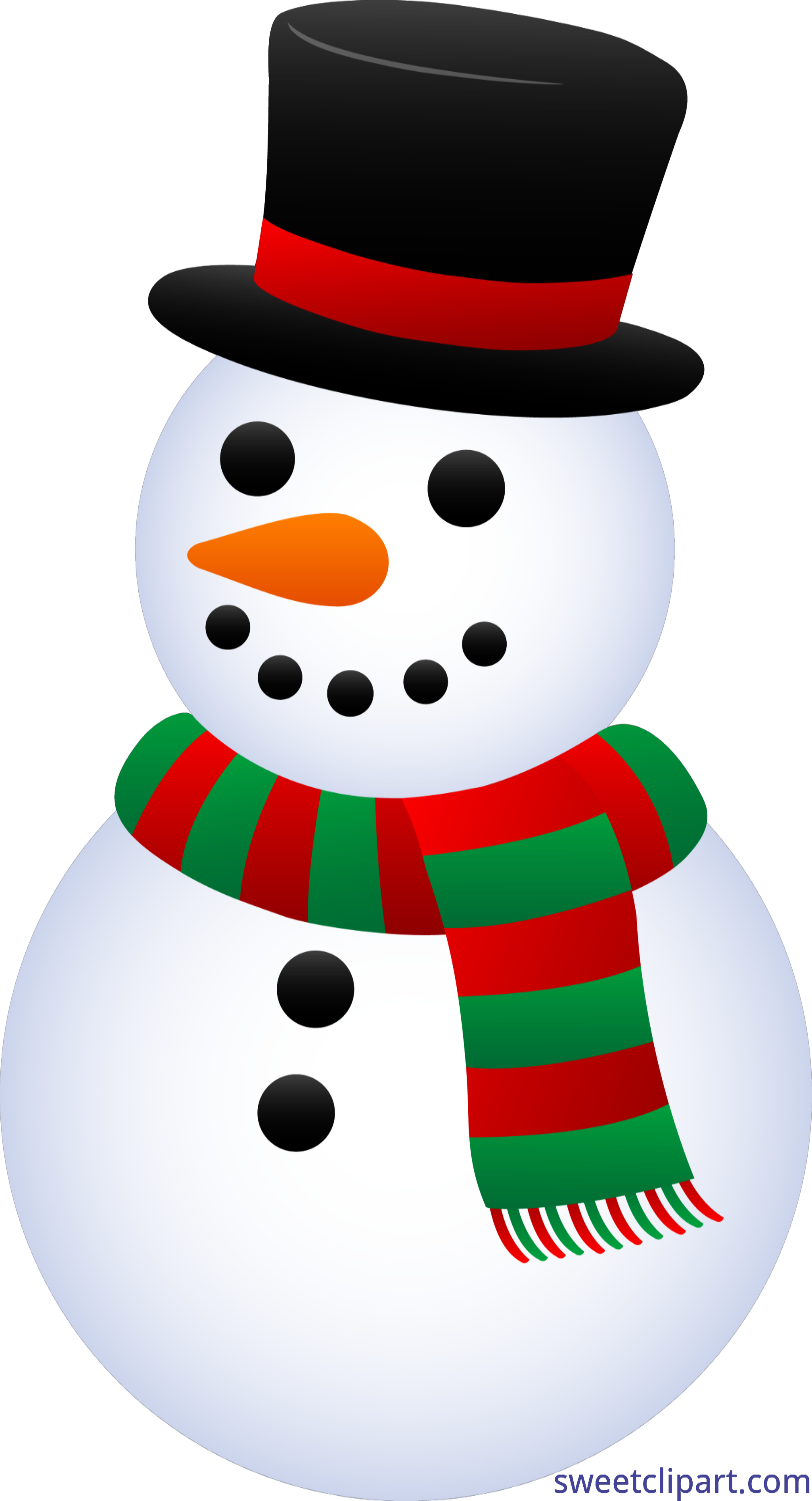 Snowman Clipart Png 3455 X 6386