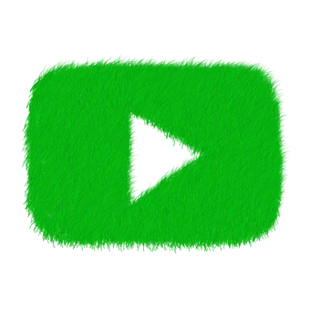 A Green Square With A Black Arrow