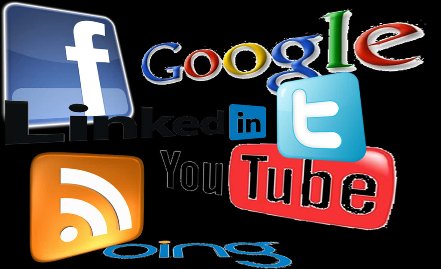 Social Media Logos Huge