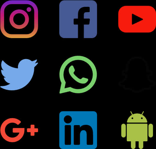 Social Media Logos Entertain