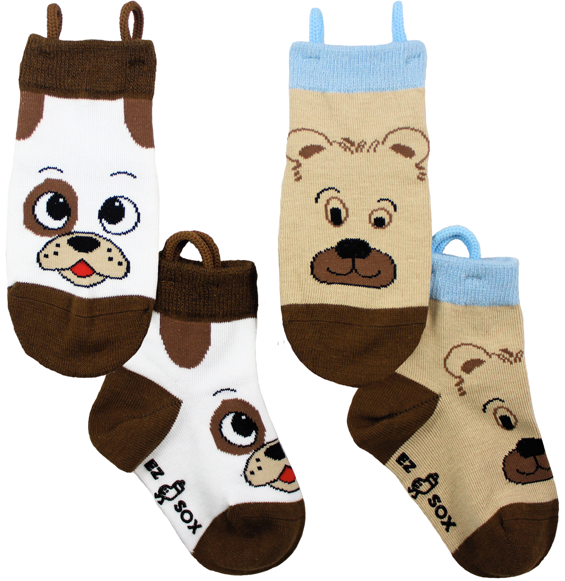 A Group Of Socks With Bears On Them