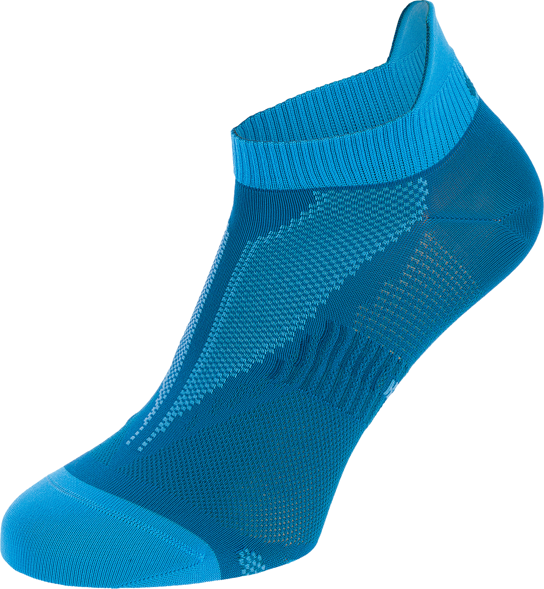 A Blue Sock On A Black Background