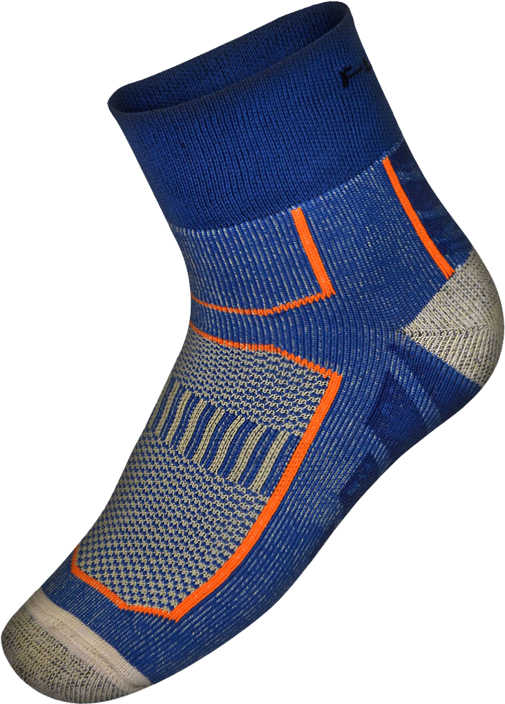 A Blue And Orange Sock