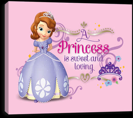 A Cartoon Of A Princess