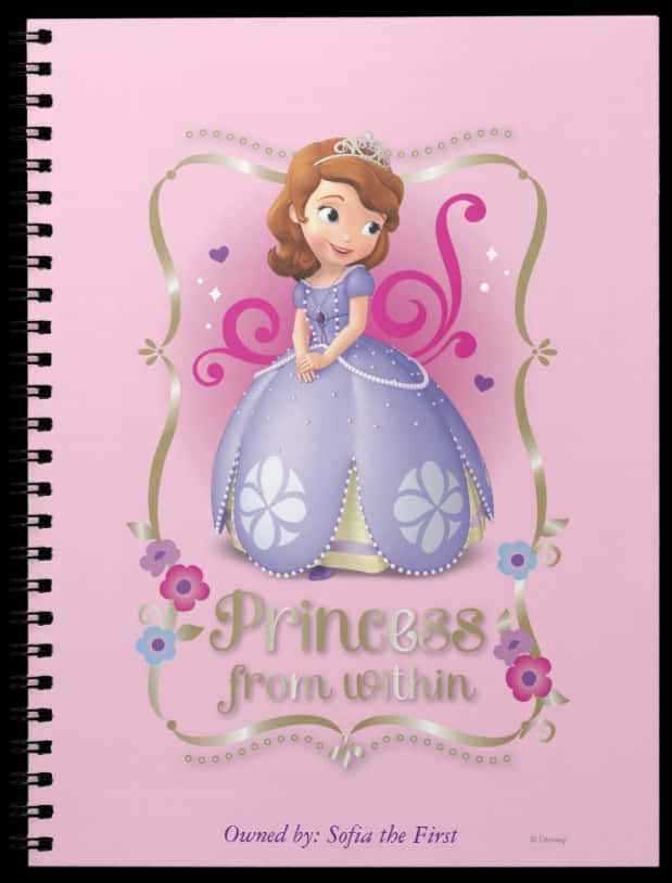 A Notebook With A Cartoon Character