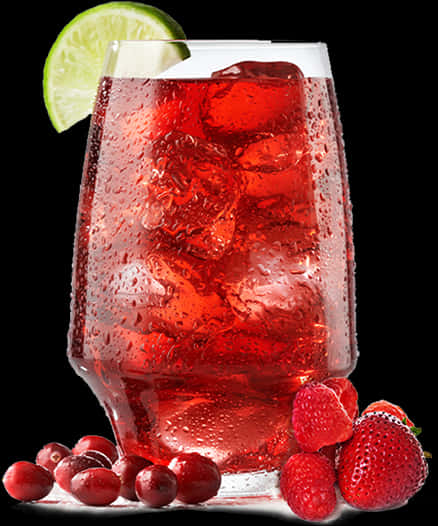 Iced Berry Fruits Juice