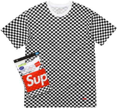 Sold Out - Supreme Hanes Checkered Tee