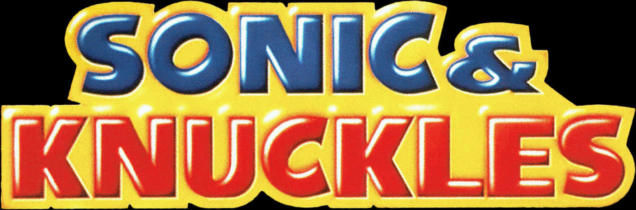 Sonic 3 And Knuckles Logo Download - Sonic & Knuckles Logo