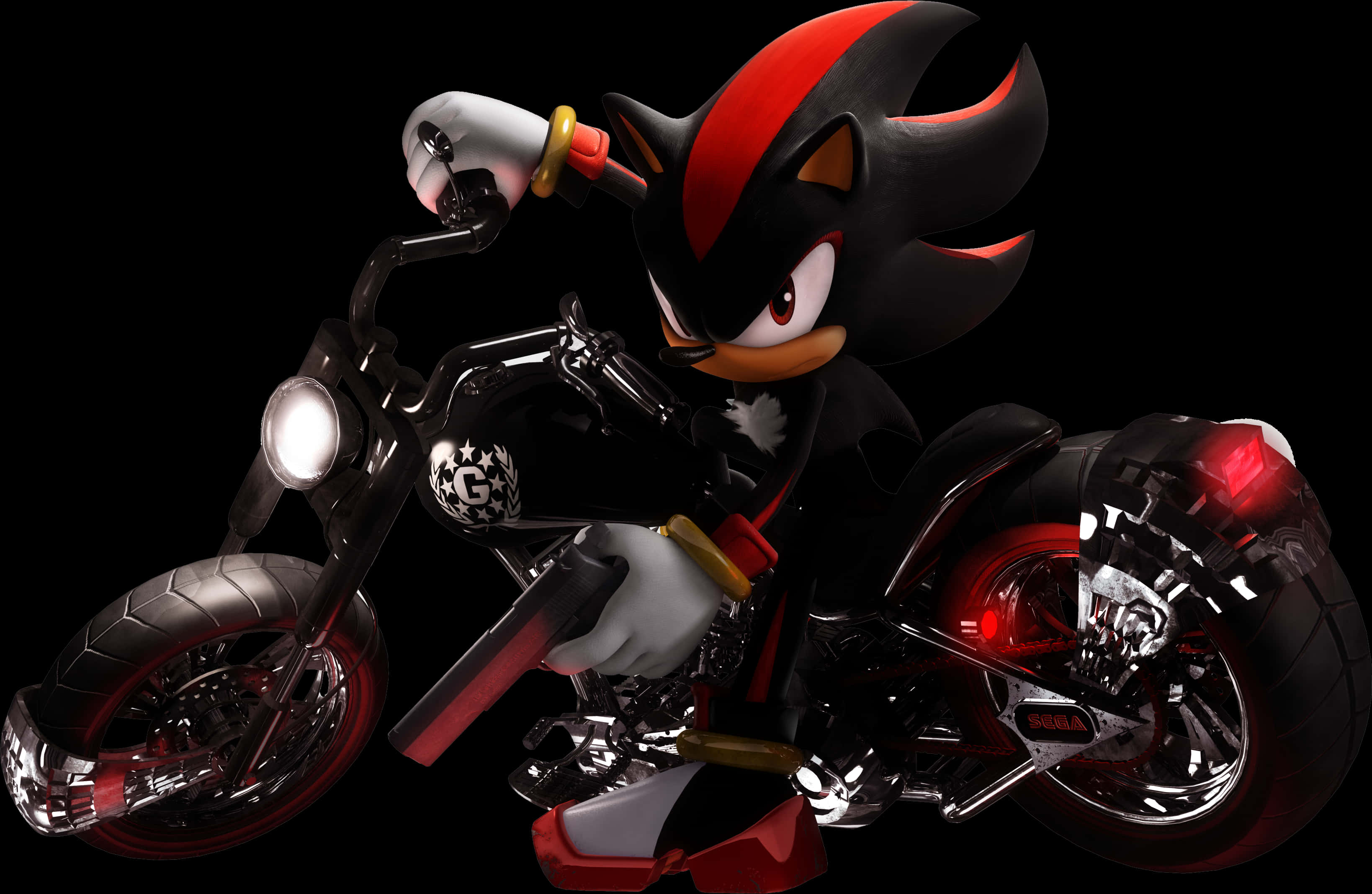 Sonic Shadow The Hedgehog Motorcycle