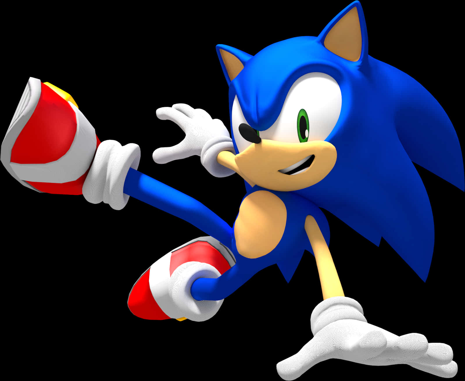 A Cartoon Character Of A Blue Hedgehog