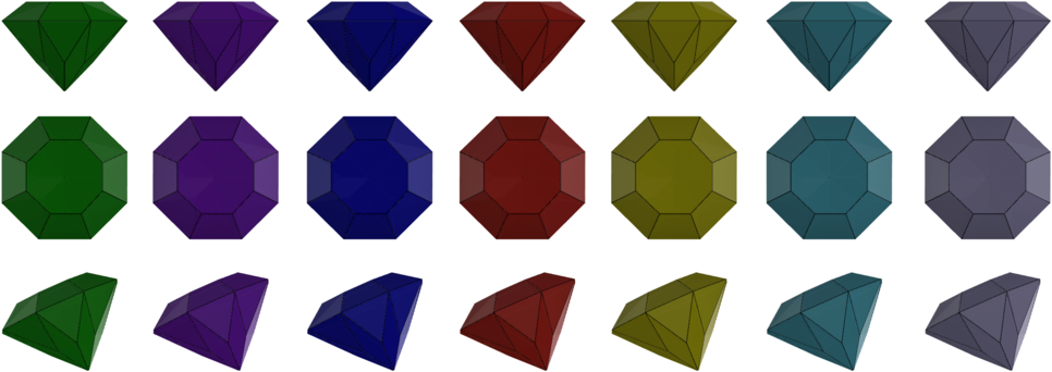 Sonic X Chaos Emeralds Set Drained Fake By Nibroc Rock-davst3r - Sonic X Chaos Emeralds, Hd Png Download