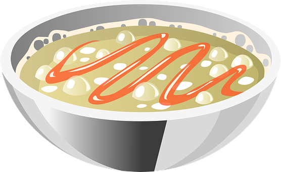 A Bowl Of Soup With Sauce