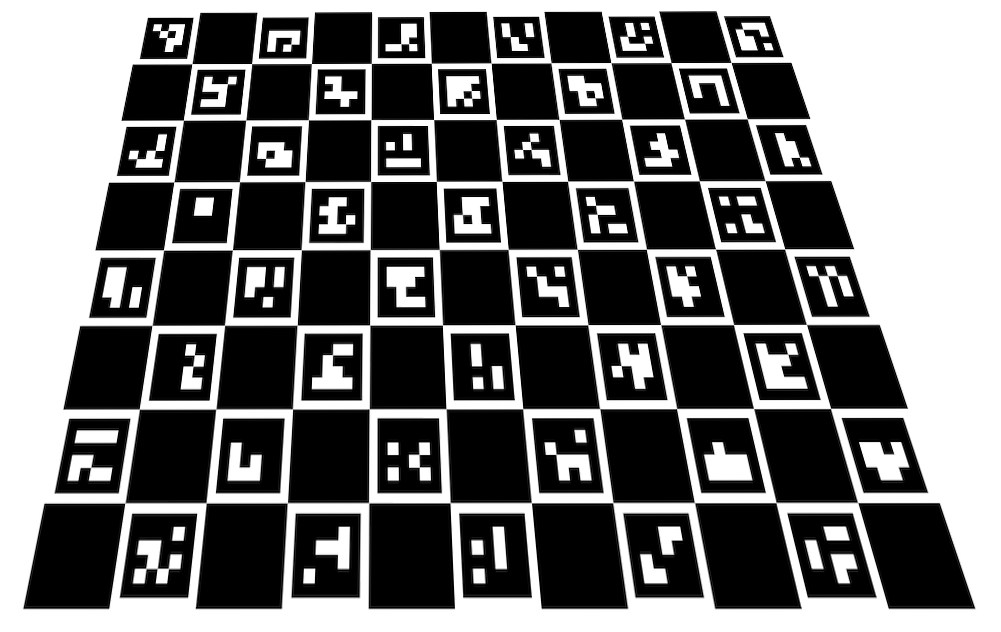 A Black And White Checkered Board