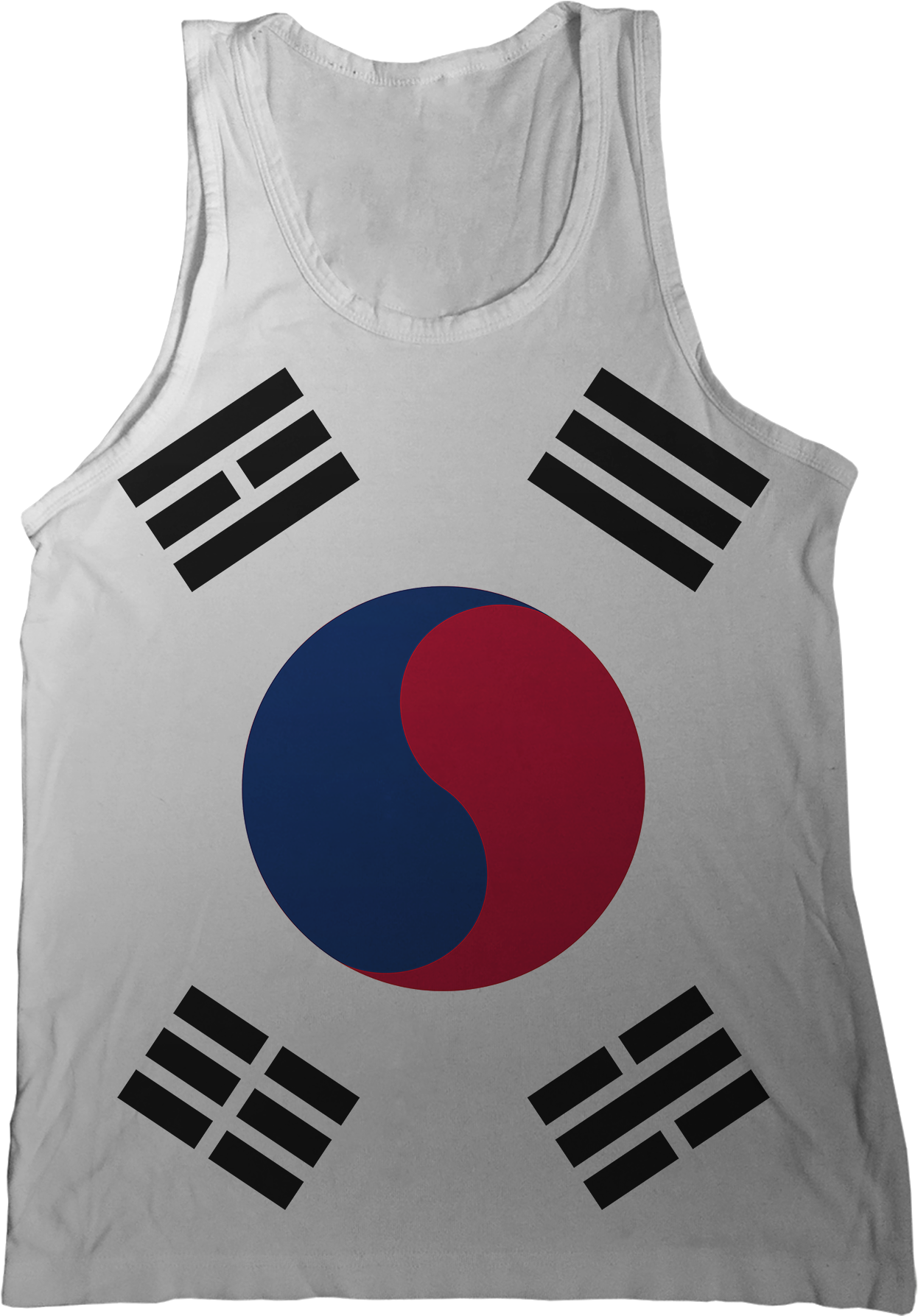 South Korea Flag Tank Top - Korea Flag Wallpaper For Mobile, Hd Png Download