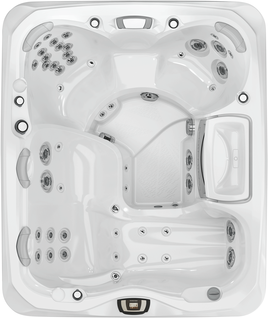 A White Hot Tub With Many Holes