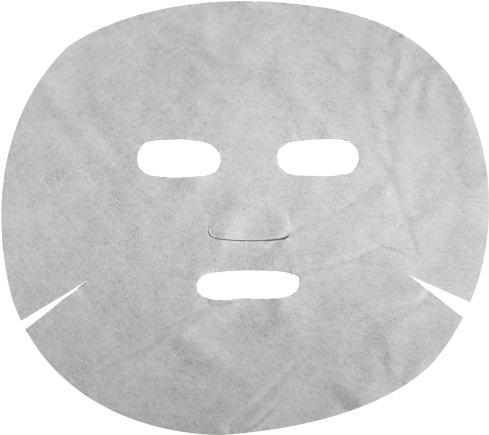 A White Face Mask With Holes
