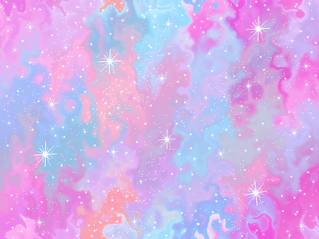 A Colorful Space With Stars
