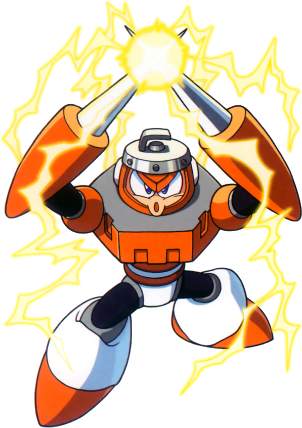Cartoon Character With Orange And White Arms And Legs