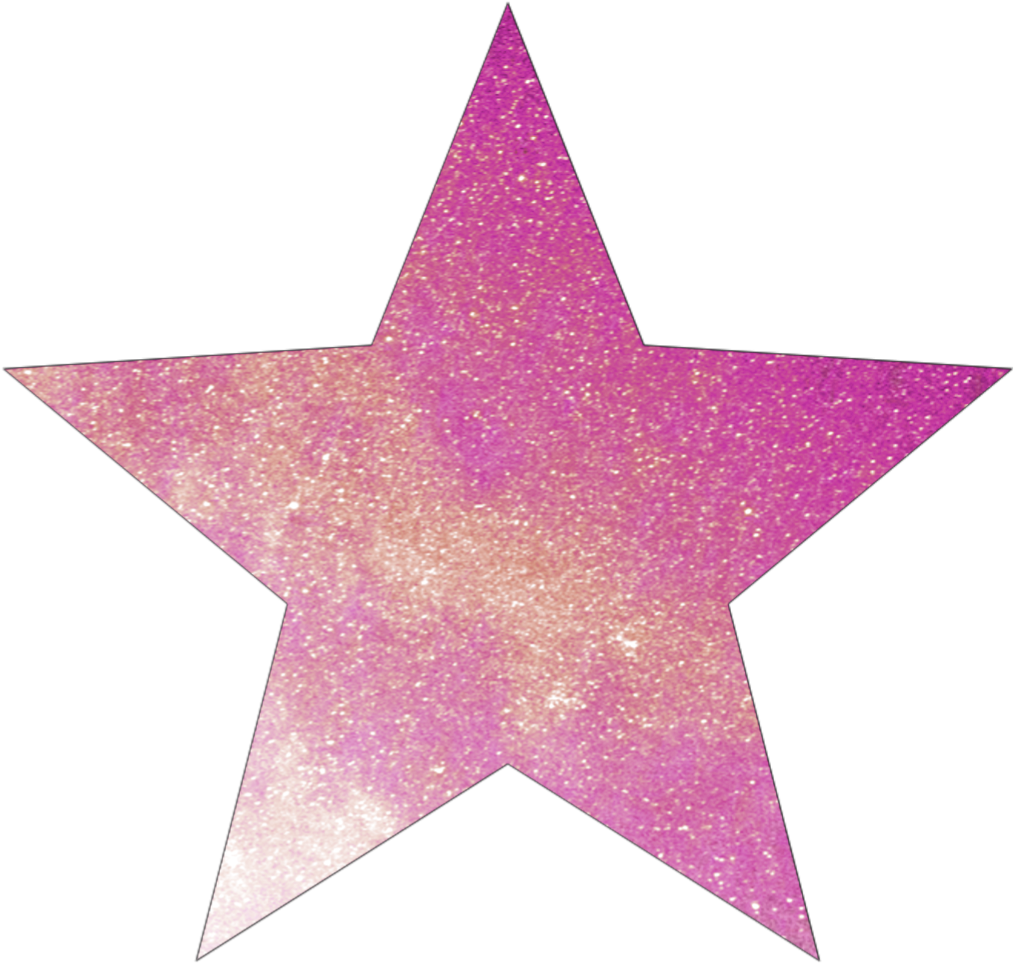 A Pink And White Star