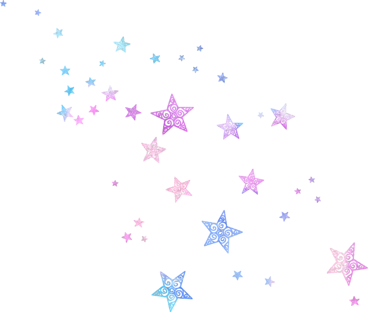 Sparkling Stars Png 1208 X 1024