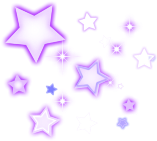 Sparkling Stars Png 509 X 458