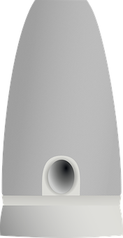 A White Object With A Round Hole