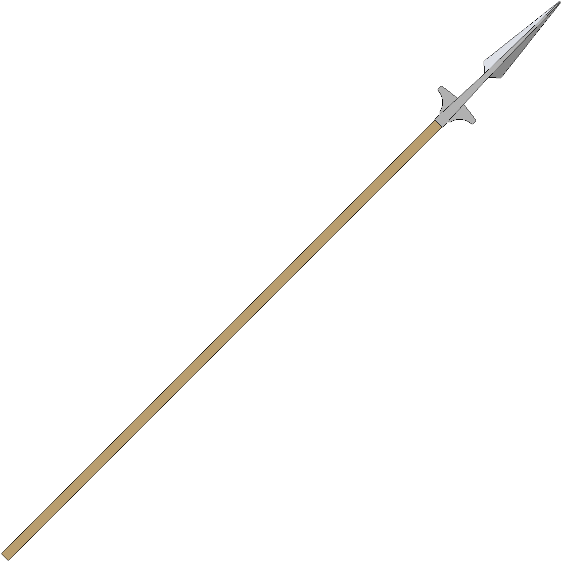 A Spear With A Pointed Tip