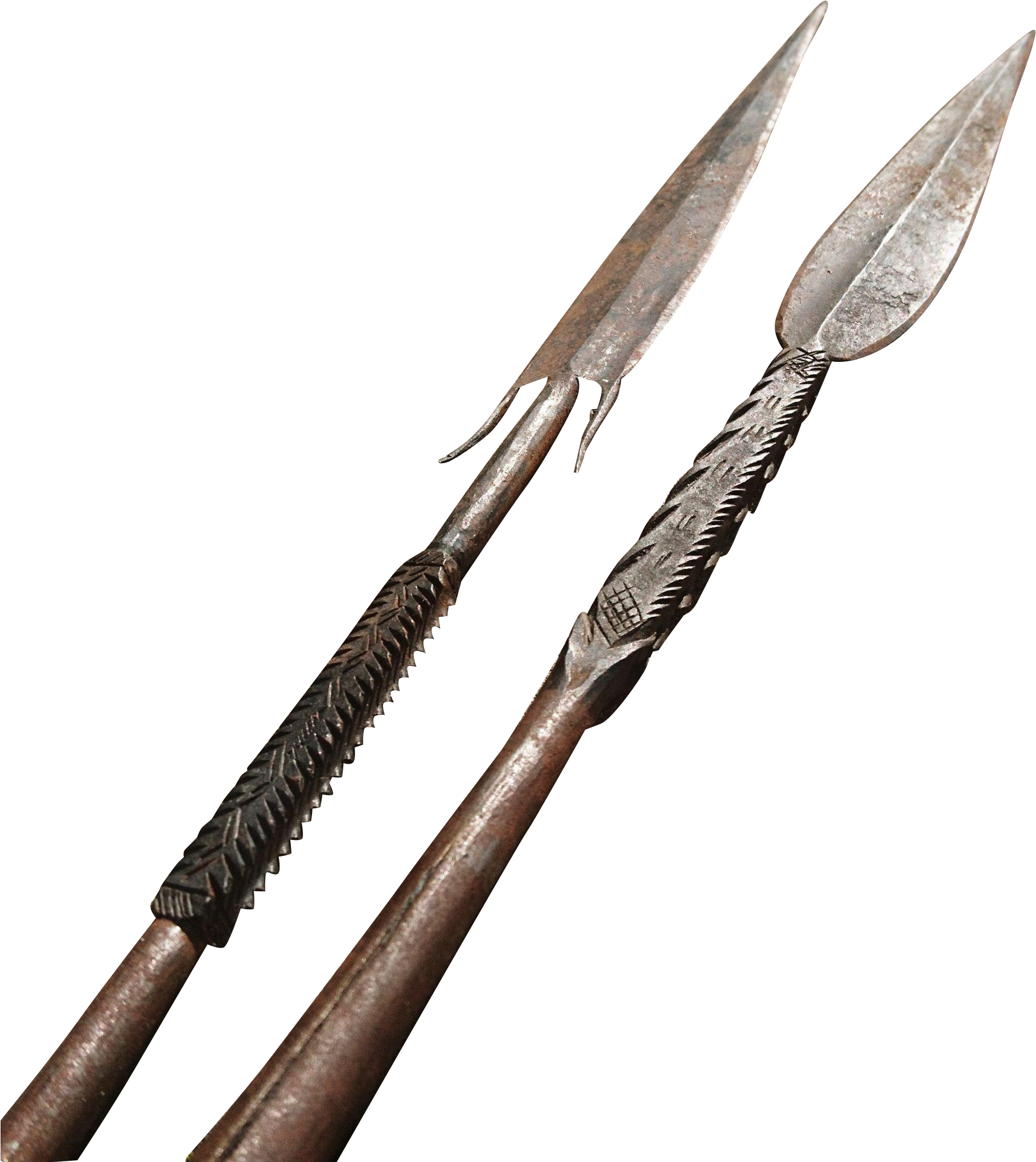 A Close Up Of A Spear