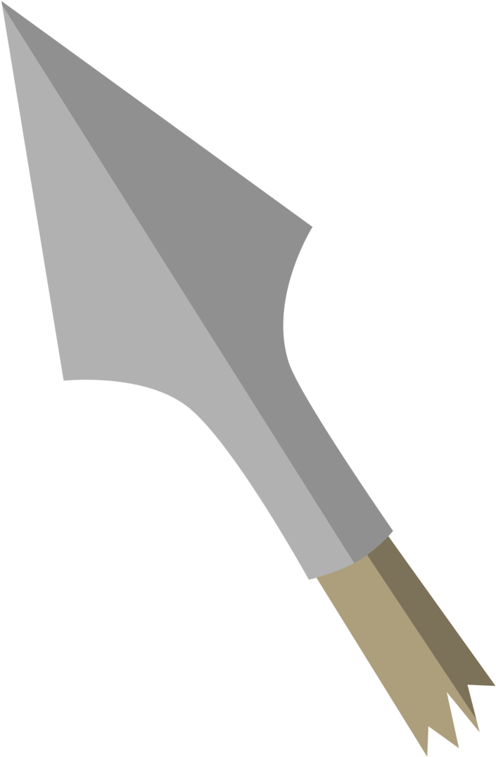 A Cartoon Of A Spear