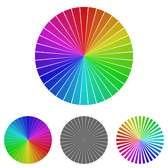 A Set Of Different Colors Of A Circle