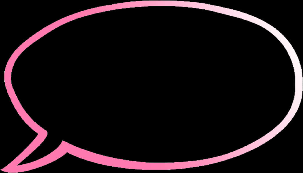 A Pink And Black Oval Shape