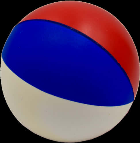 A Red White And Blue Ball