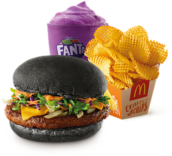 Spicy Korean Burger Meal Set - Spicy Korean Burger Mcdonalds, Hd Png Download