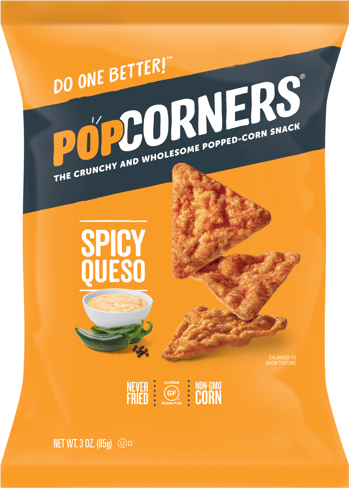 Spicy Queso - Popcorners Spicy Queso, Hd Png Download