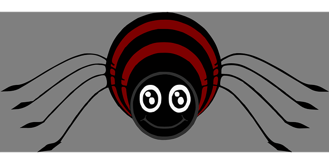 A Cartoon Of A Spider